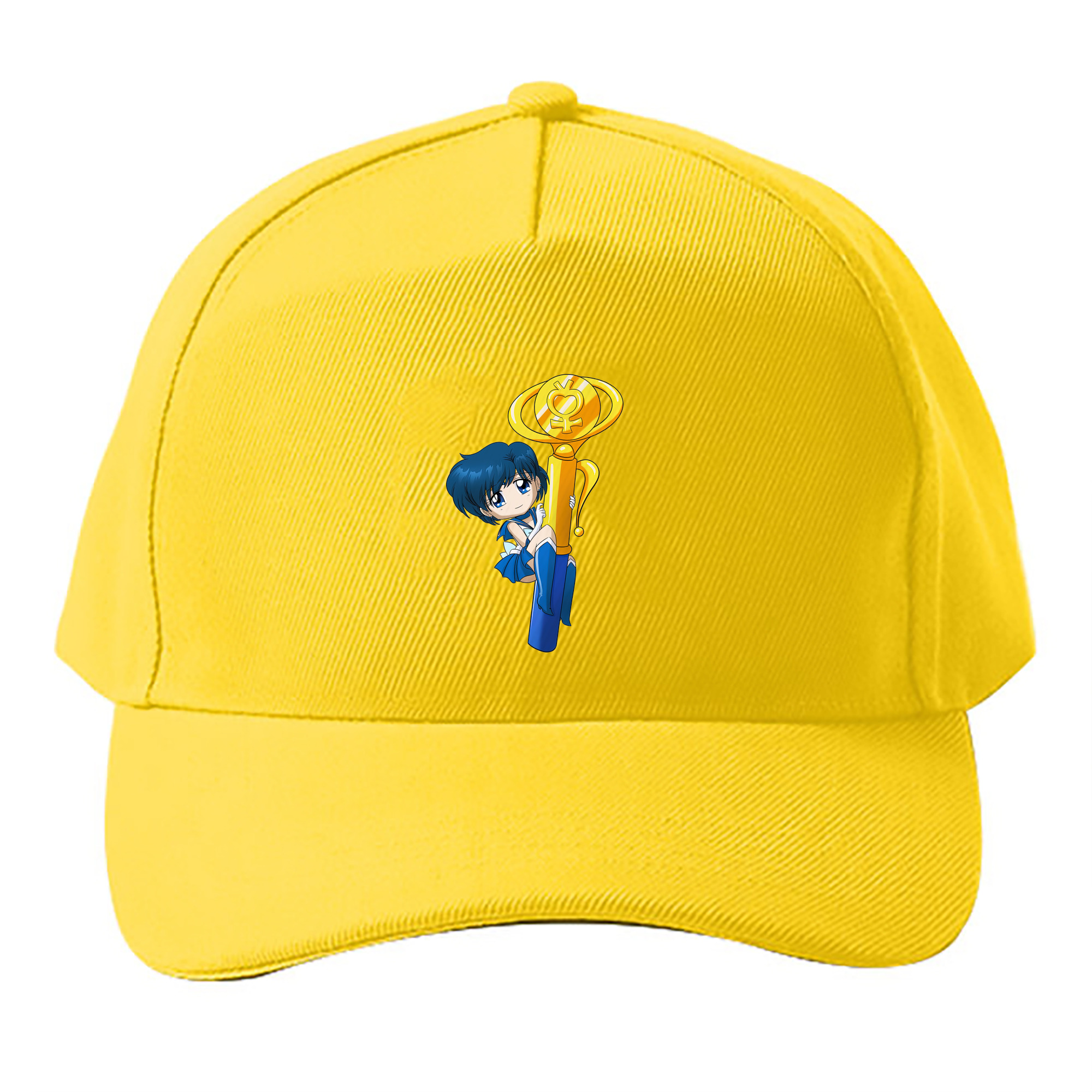 （画像用） 美少女戦士セーラームーン 水野 亜美 みずの あみ Sailor Moon Mizuno Ami ベースボールキャップ 綿100％ 男女兼用 帽子 スポーツ